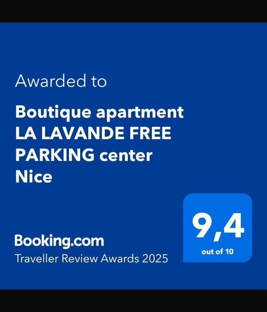 Boutique Apartment La Lavande Free Parking Center Nice